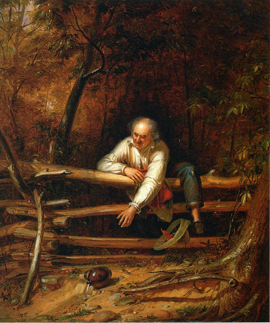 Loss and Gain, vintage artwork by William Sidney Mount, A3 (16x12") Poster Print