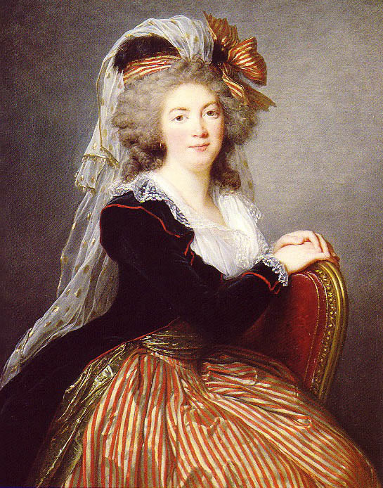 Genevieve-Sophie le Coulteux du Molay, vintage artwork by Élisabeth Vigee-Lebrun, 12x8" (A4) Poster