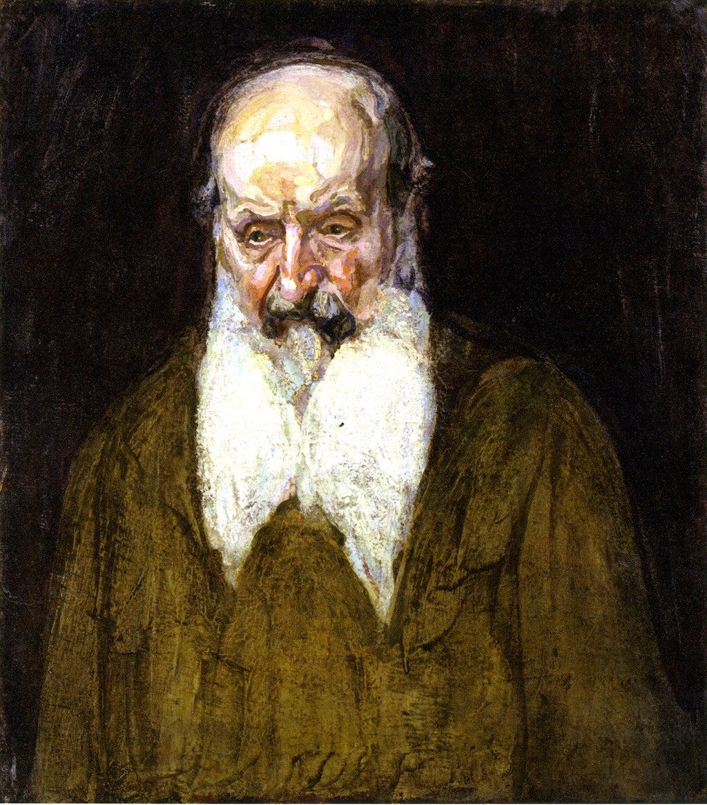 Head of a Jew in Palestine, vintage artwork by Henry Ossawa Tanner, 12x8" (A4) Poster