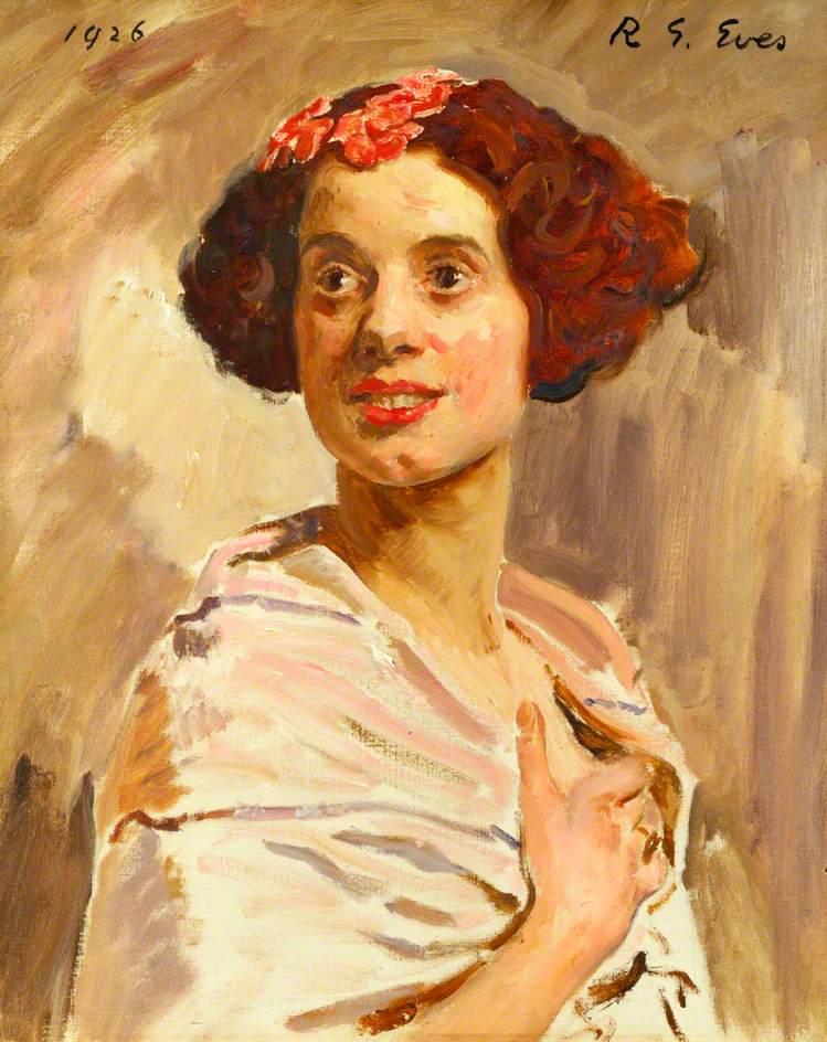 Elsa Lanchester (1902-1986) by Reginald Grenville Eves,16x12(A3) Poster