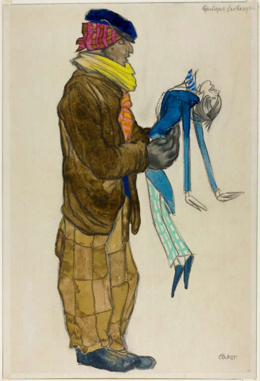 in a Brown Suit, for Ballet Boutique Fastasque by Leon Bakst,A3(16x12")Poster