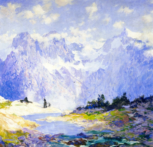 In the High Canadian Rockies by Guy Orlando Rose,A3(16x12")Poster