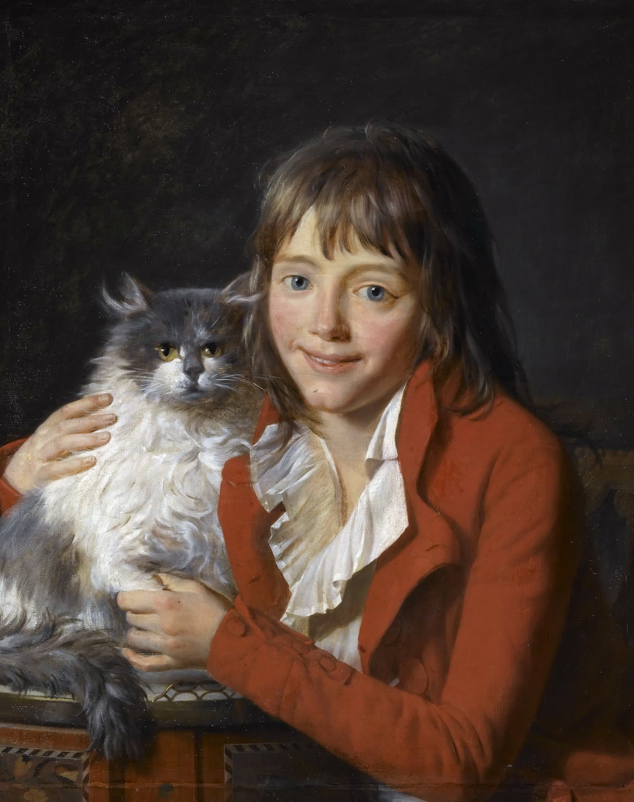 Portrait of Ambroise-Louis Garneray, vintage artwork by Jean-François Garneray, 12x8" (A4) Poster