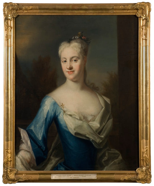 Hedvig Elisabet Paulin, vintage artwork by Johan Henrik Scheffel, 12x8" (A4) Poster