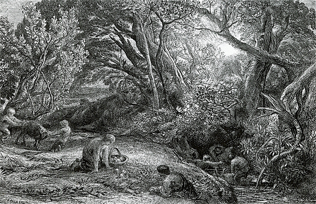 The Morning of Life, vintage artwork by Samuel Palmer, A3 (16x12") Poster Print