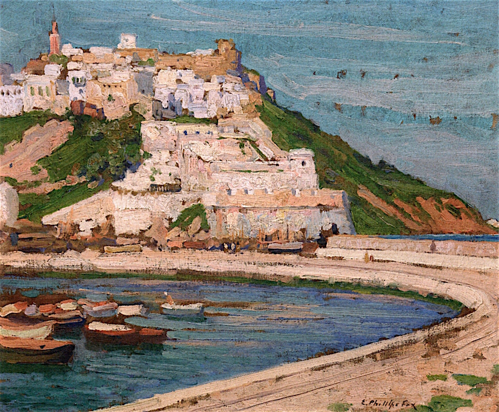 The Kasbah, Tangiers by Emanuel Phillips Fox,A3(16x12")Poster