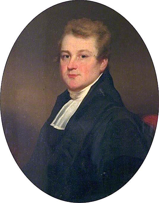 Reverend William Bagshaw, of Ford Hall, vintage artwork by Sir John Watson Gordon, A3 (16x12") Poster Print