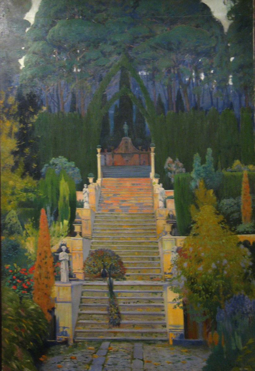 Garden, Raixa by Santiago Rusinol Prats,A3(16x12")Poster