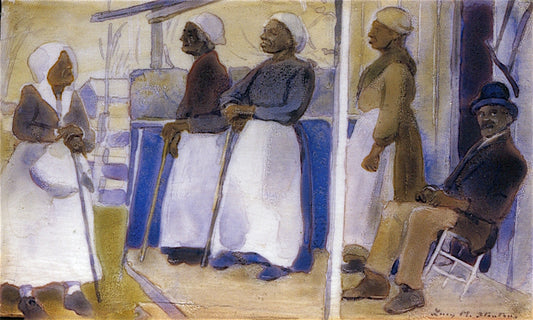 Aunt Lisa's Porch by Lucy May Stanton,16x12(A3) Poster