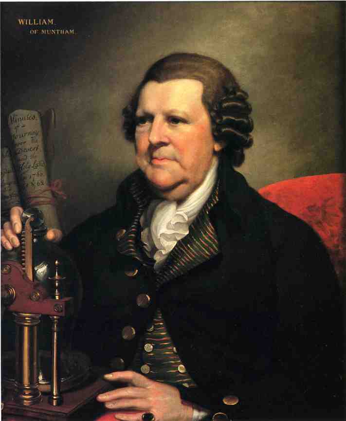 Portrait of Sir William Frankland of Muntham, Sussex, vintage artwork by Mather Brown, 12x8" (A4) Poster