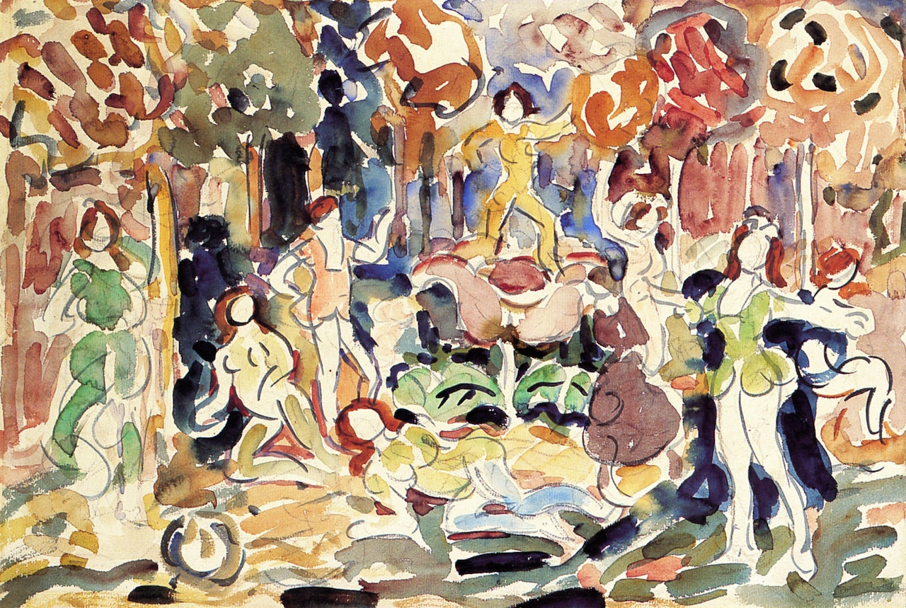 Dancing Figures by Maurice Prendergast,A3(16x12")Poster