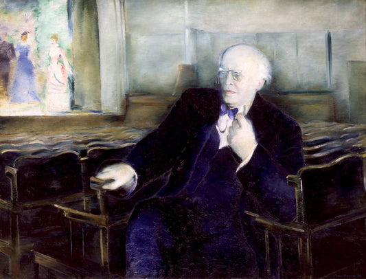 Portrait of Konstantin Stanislavsky, vintage artwork by Pyotr Williams, 12x8" (A4) Poster