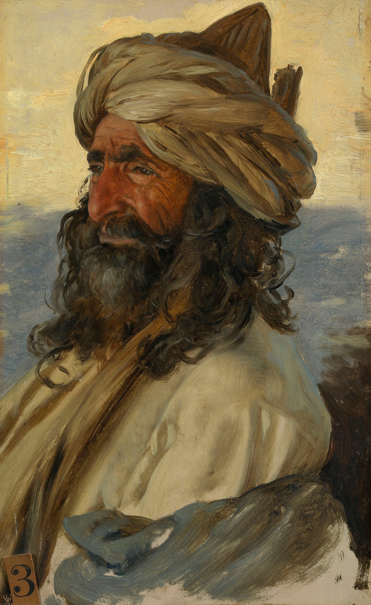 Barikh Khan, vintage artwork by Rudolph Swoboda, A3 (16x12") Poster Print