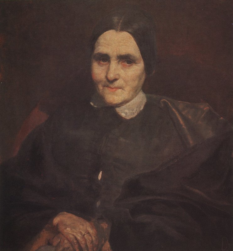 Portrait of Catherina Tittoni, vintage artwork by Karl Pavlovich Brulloff, A3 (16x12") Poster Print