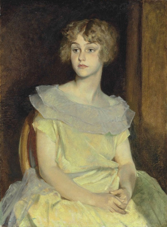 Portrait of Ellen Borden Stevenson by Glyn Warren Philpot,16x12(A3) Poster