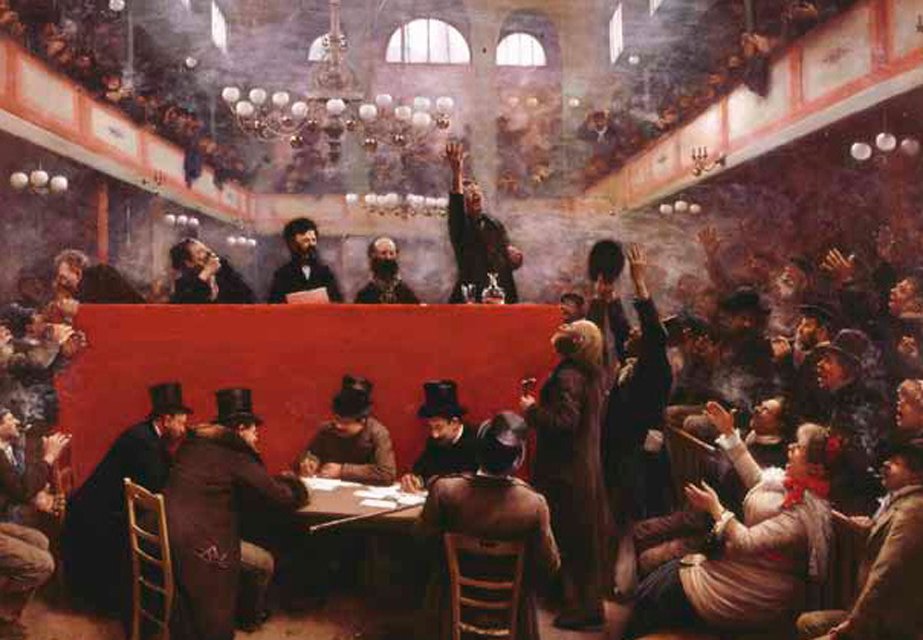 A la salle Graffard, vintage artwork by Jean-Georges Beraud, 12x8" (A4) Poster