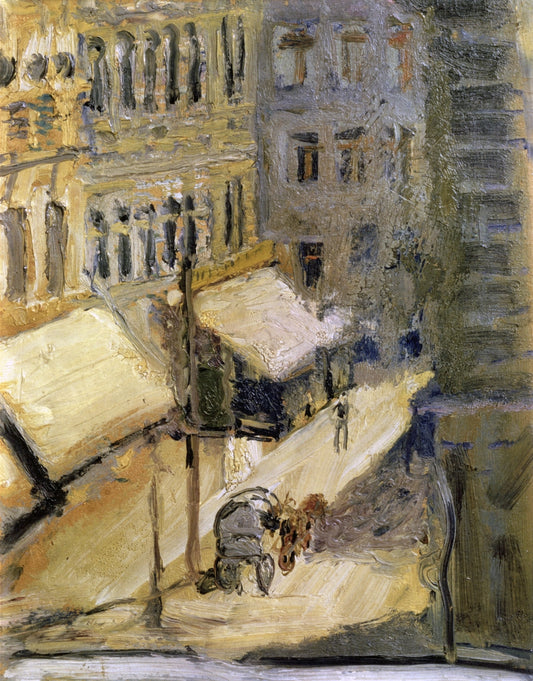 View to a Street, vintage artwork by Richard Gerstl, 12x8" (A4) Poster