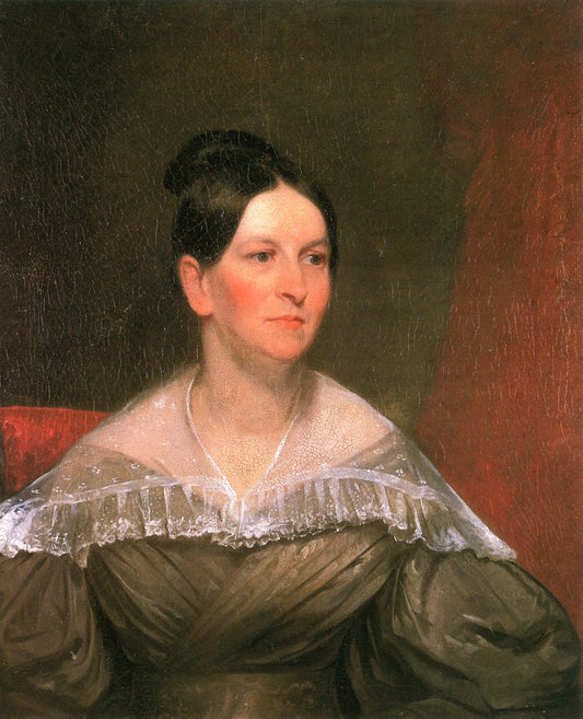 Portrait of a Matron in a Tignon, vintage artwork by Samuel Morse, A3 (16x12") Poster Print