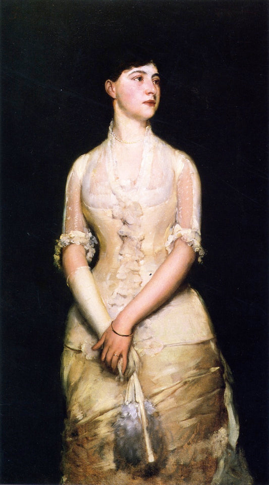 Miss Blood, vintage artwork by Frank Duveneck, 12x8" (A4) Poster