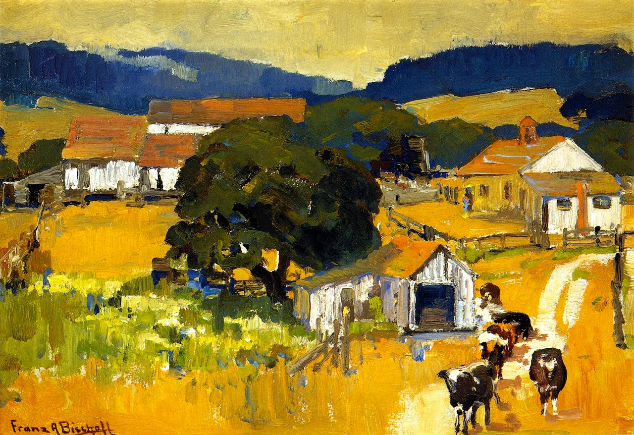 Monterey Farm by Franz Bischoff,A3(16x12")Poster