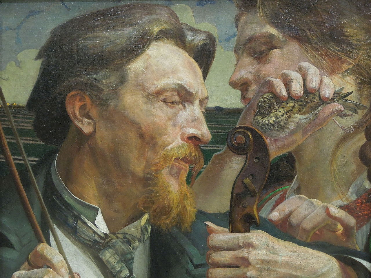 rait of the Painter Antoni Zembaczys„ski by Jacek Malczewski,A3(16x12")Poster