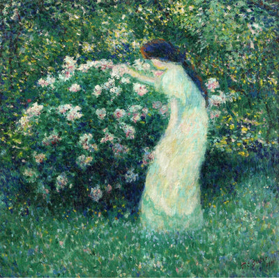 Lili Butler in Claude Monet's Garden by Theodore Earl Butler,A3(16x12")Poster