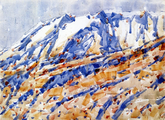 Giridone in the Snow, vintage artwork by Christian Rohlfs, 12x8" (A4) Poster