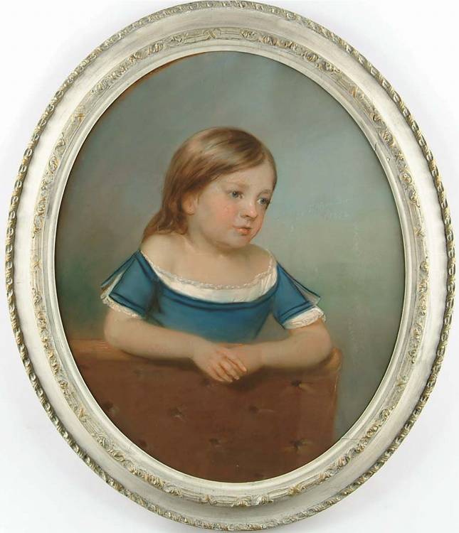 Portrait of Parker C. Chandler, vintage artwork by Francis Alexander, A3 (16x12") Poster Print
