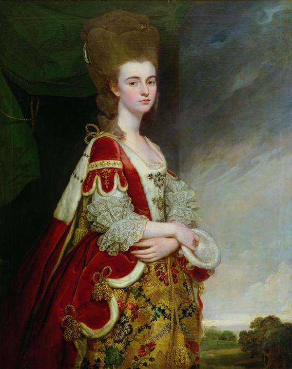 Lady Boston, nee Christian Methuen, vintage artwork by George Romney, 12x8" (A4) Poster