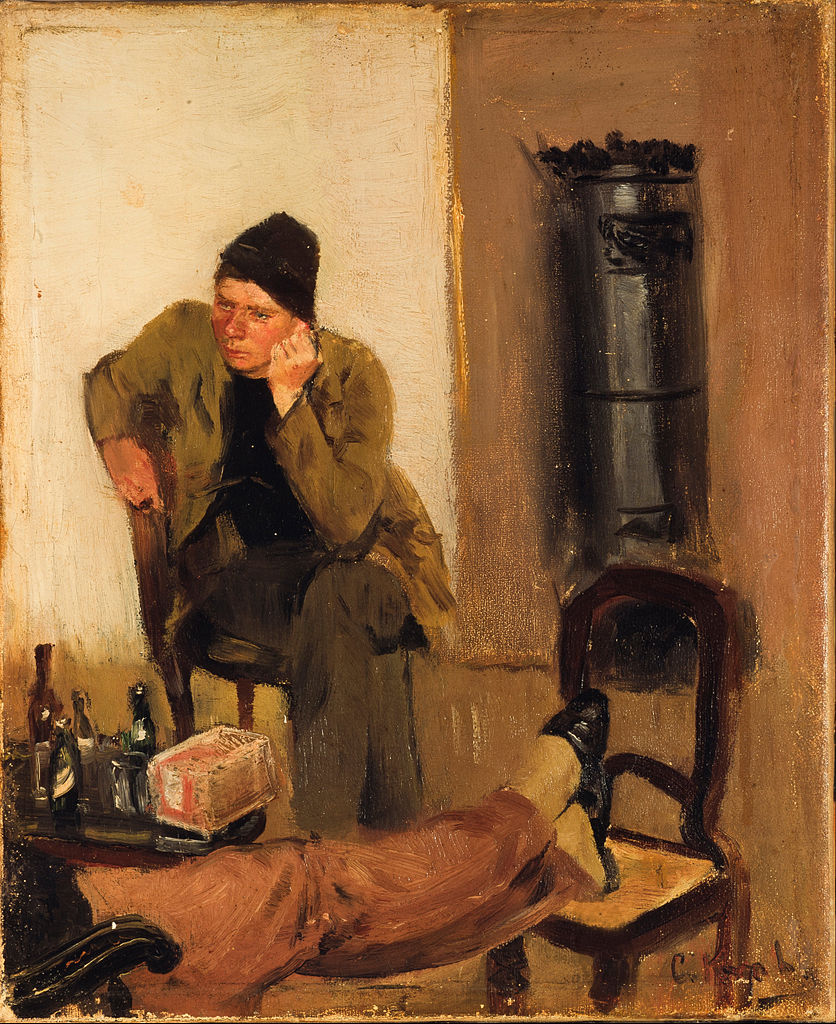 undh in Conversation with Christian Krohg by Christian Krohg,A3(16x12")Poster