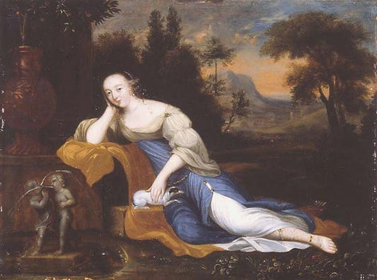 Madame de Montespan, vintage artwork by Pierre Mignard, 12x8" (A4) Poster