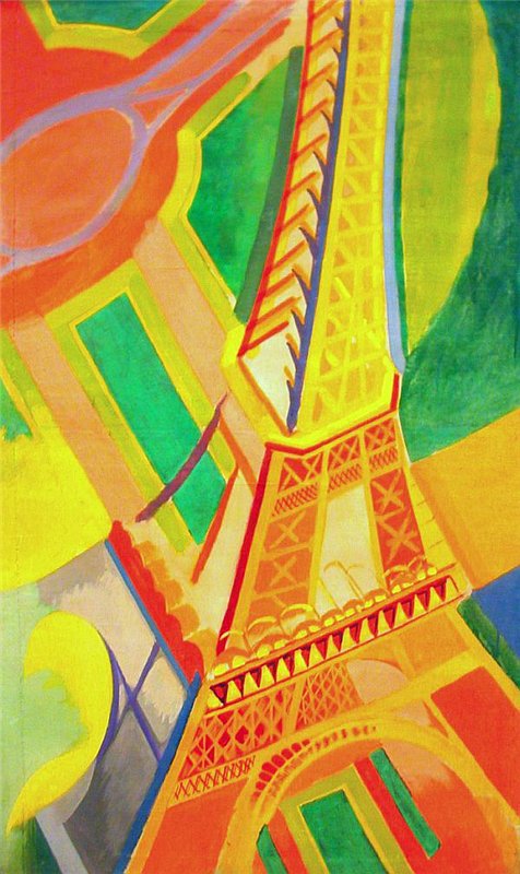 Eiffel Tower by Robert Delaunay,16x12(A3) Poster