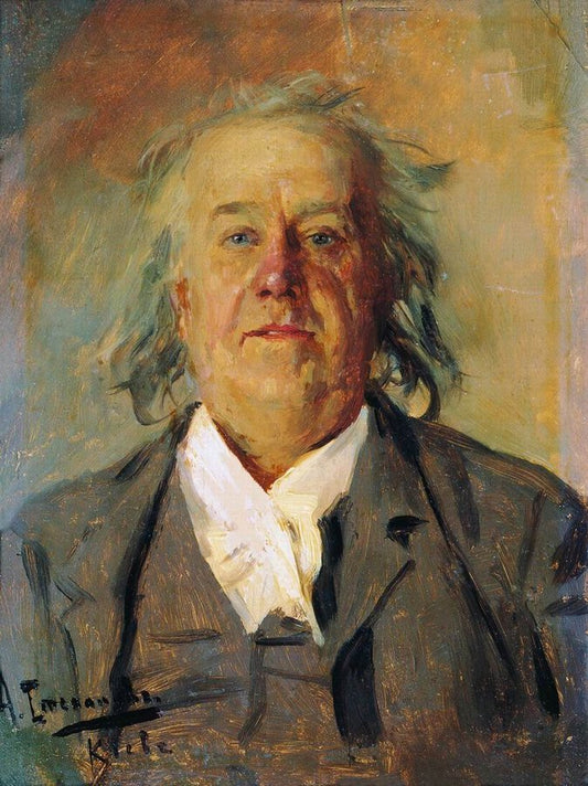 Portrait of Medyntsev, vintage artwork by Alexei Stepanov, 12x8" (A4) Poster