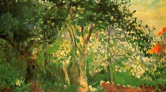 Arbol grande, vintage artwork by Joaquin Mir  Trinxet, 12x8" (A4) Poster