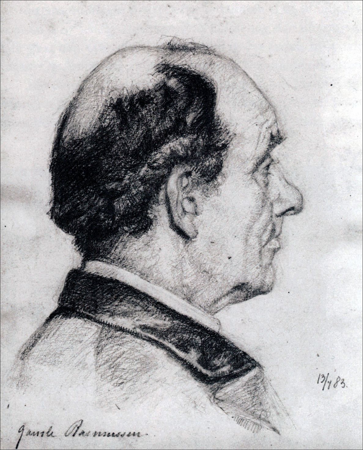 Gamle Rasmussen by Marie Triepcke Kroyer,A3(16x12")Poster