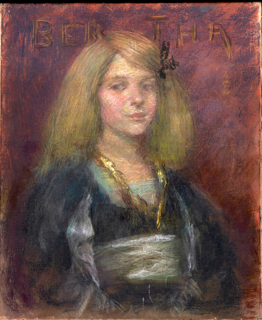 Bertha, vintage artwork by Alice Pike Barney, 12x8" (A4) Poster