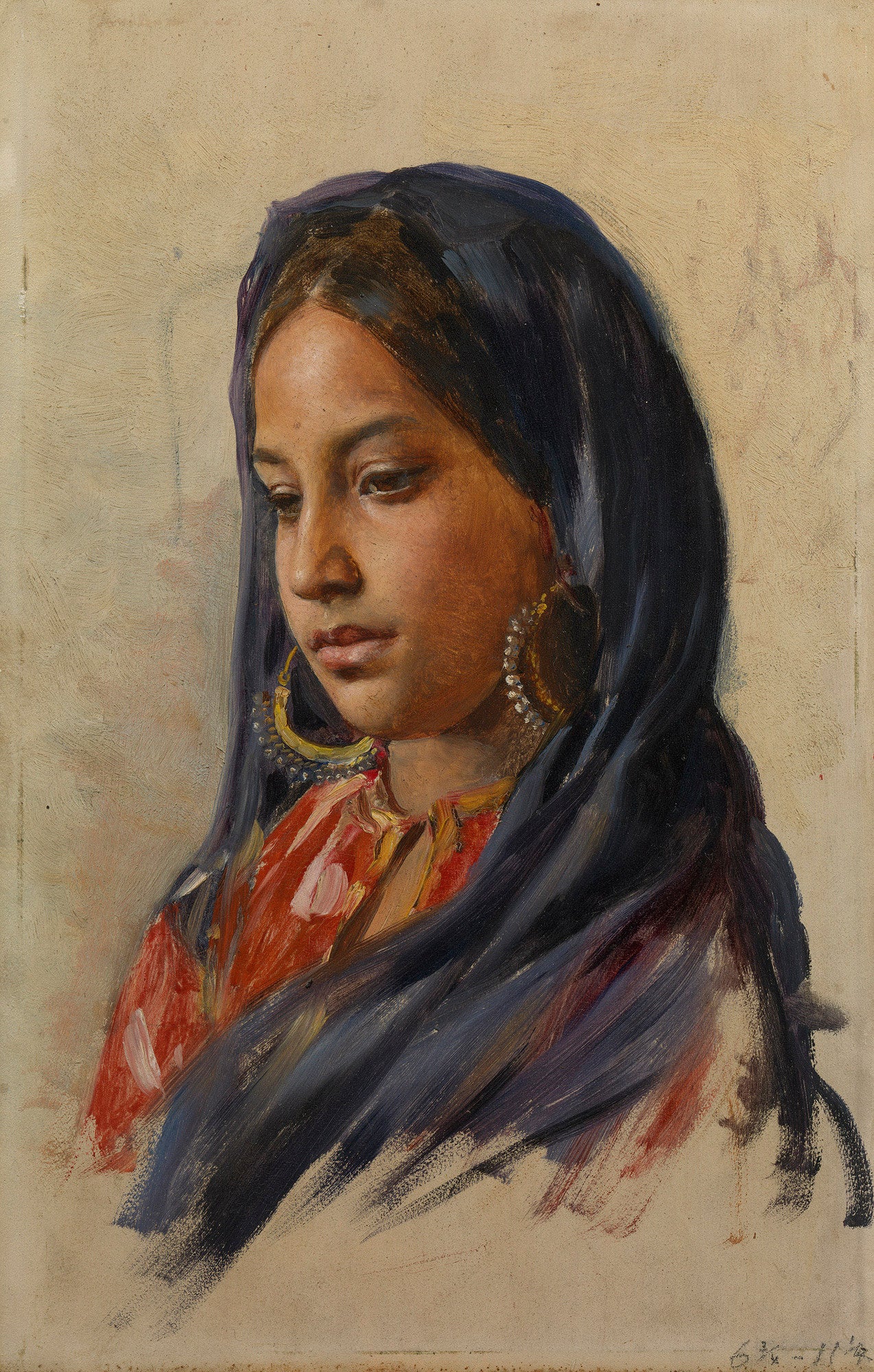Gulzar, vintage artwork by Rudolph Swoboda, A3 (16x12") Poster Print