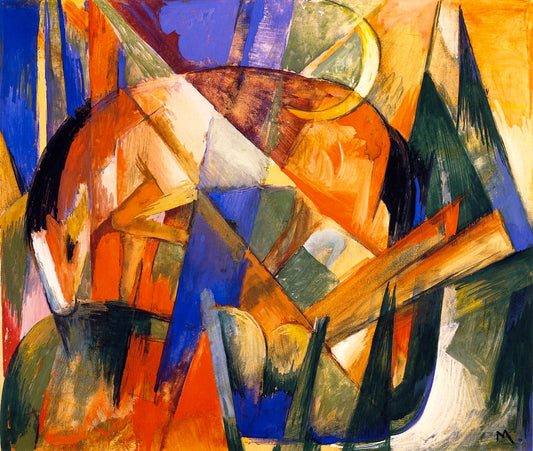 Fabulous Beast II by Franz Marc,16x12(A3) Poster
