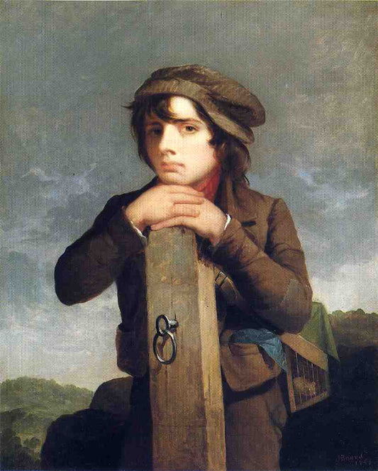 The Young Itinerant, vintage artwork by James Henry Beard, A3 (16x12") Poster Print