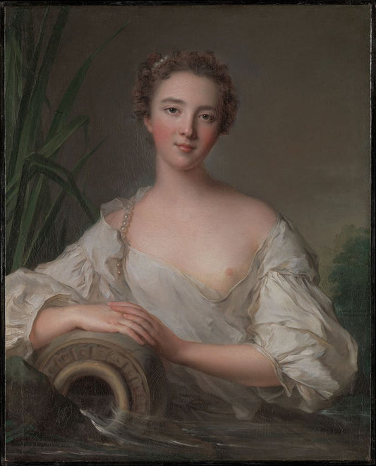 Spring (La Source), vintage artwork by Jean-Marc Nattier, 12x8" (A4) Poster
