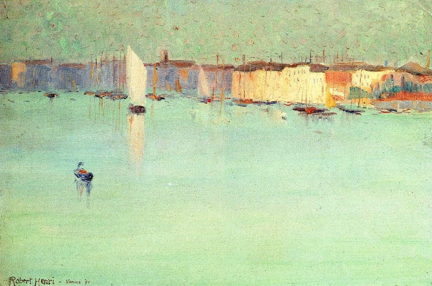 Early Morning, Venice by Robert Henri,A3(16x12")Poster