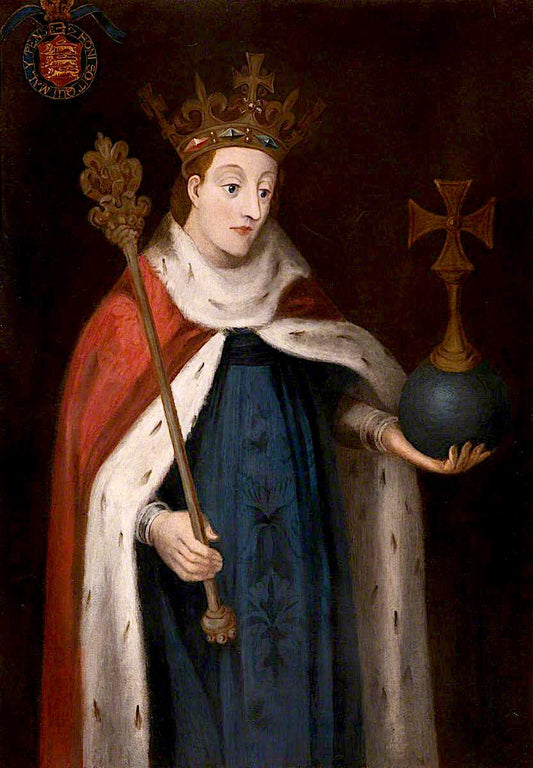 Henry VI, vintage artwork by James Thornhill, 12x8" (A4) Poster