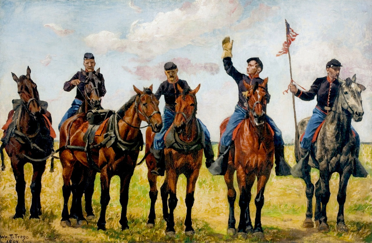 Horse Artillery (study) by William Trego,A3(16x12")Poster