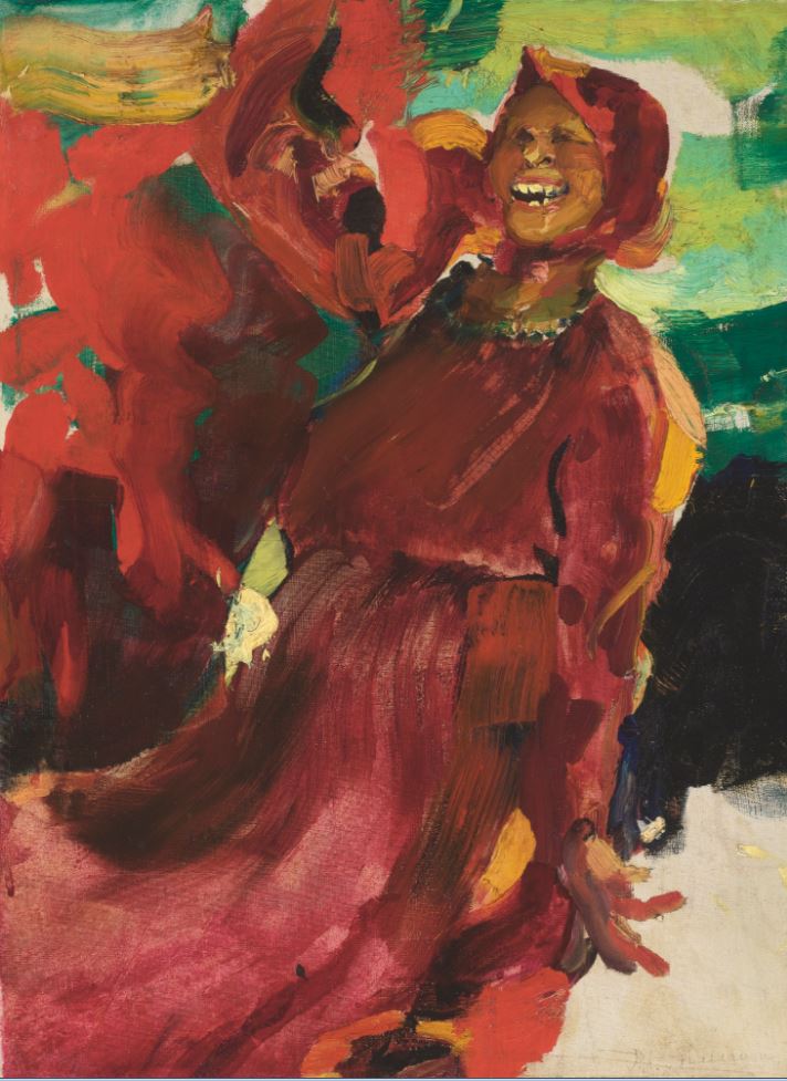 Laughing Girl by Filipp Andreevich Maliavin,A3(16x12")Poster