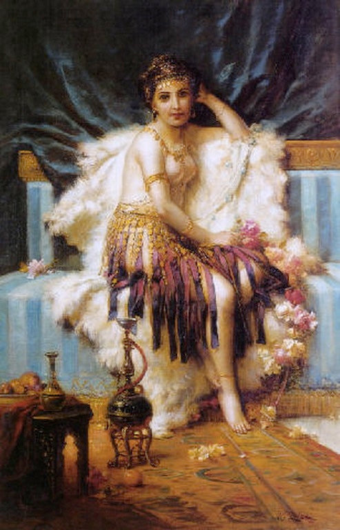 The Grande Odalisque by Hans Zatzka,A3(16x12")Poster
