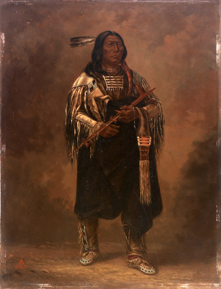 Tatanka (Buffalo), vintage artwork by Antonio Zeno Shindler, 12x8" (A4) Poster