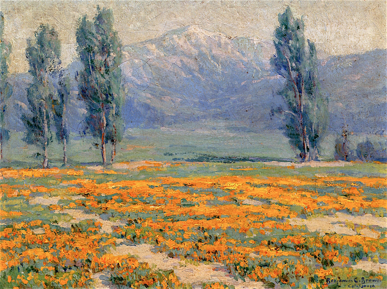 ear Mount San Jacinto, California by Benjamin Chambers Brown,A3(16x12")Poster
