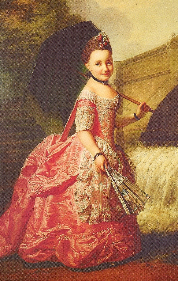 Sophia Frederica of Mecklenburg, vintage artwork by Georg David Matthieu, 12x8" (A4) Poster