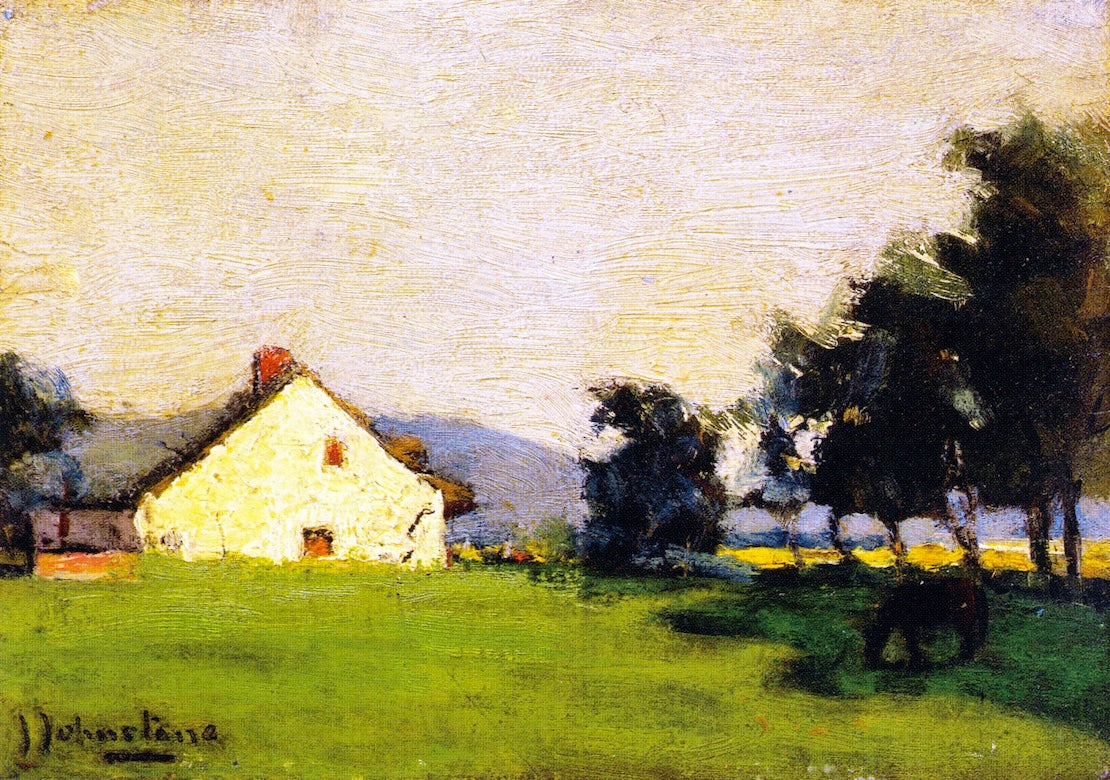 House at Saint-Joachim by John Young Johnstone,16x12(A3) Poster