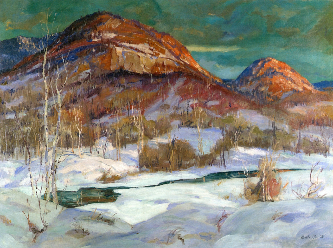 Northern Hills by Jonas Lie,16x12(A3) Poster